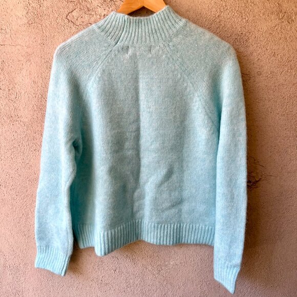 Banana Republic Mock Neck Sweater Blue Size S - Picture 5 of 5